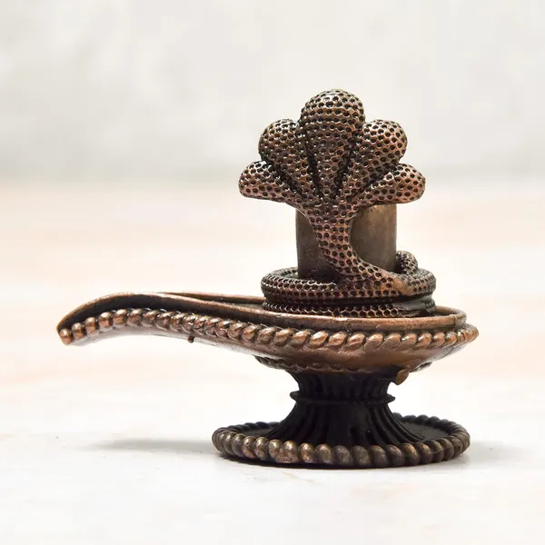 _2.1_inches,_Copper_Shivalinga_with_Nandi_Set_,_190_Grams_Set_,_Patina_Antique_Finish_,_Pack_of_1_Pair
